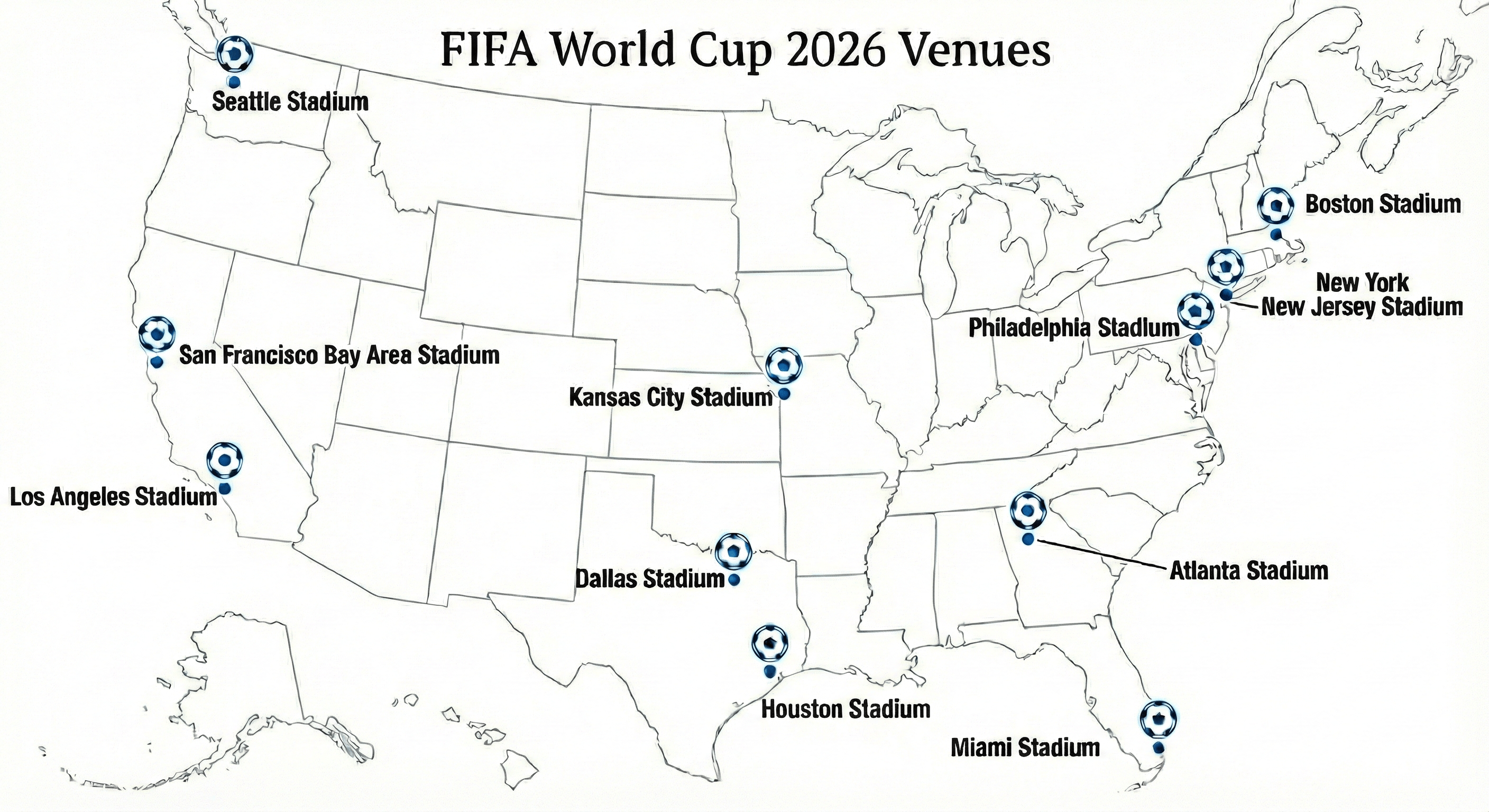 FAA S Safety Plan For FIFA World Cup 2026 Federal Aviation World Cup Map 3 