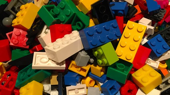 Building blocks including Lego bricks
