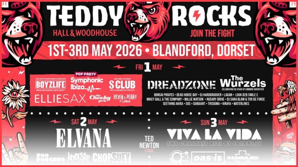 Teddy Rocks Festival Unveils First 2026 Line Up 2026.