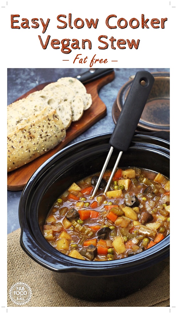 Easy slow cooker vegan stew