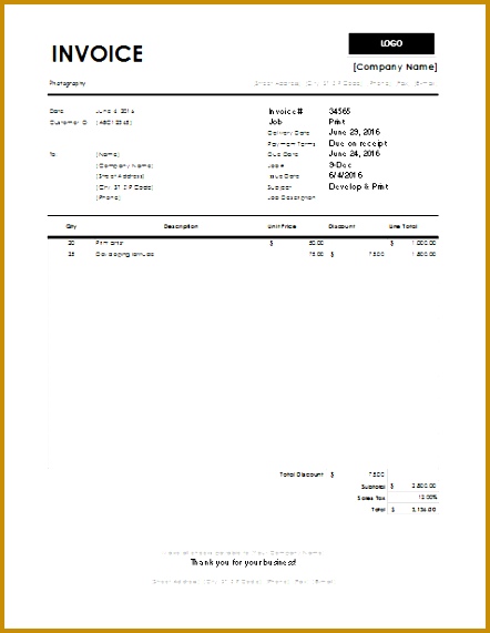 5 tuition bill template fabtemplatez
