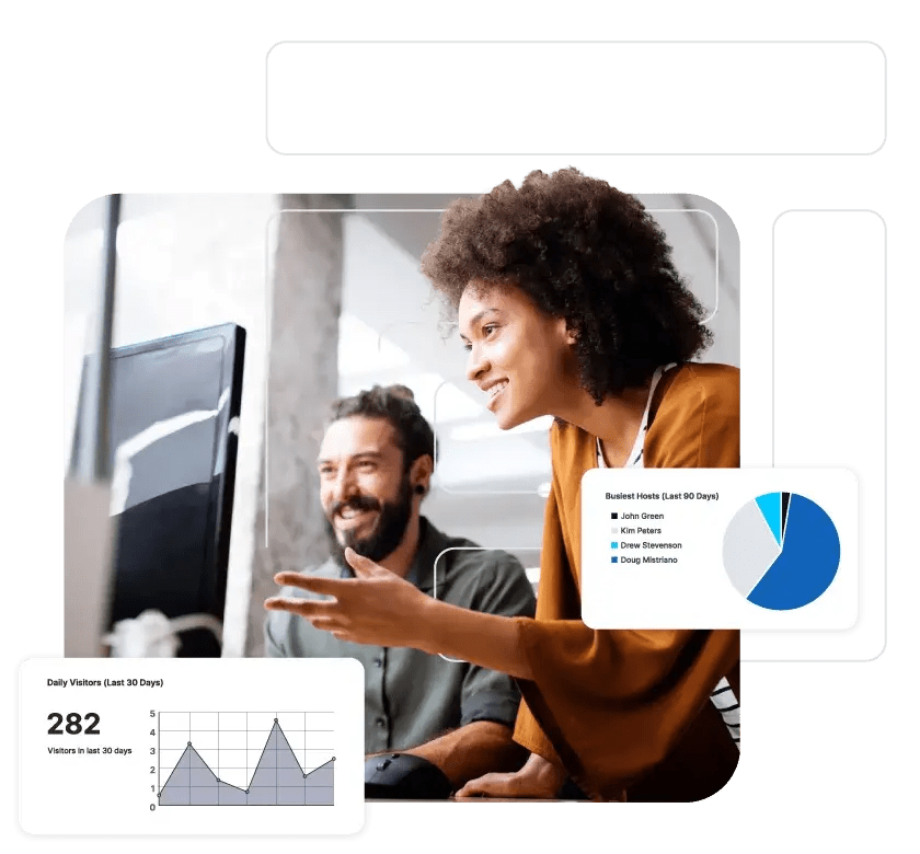 Visitor Management System Dashboard - Vintage Illustration Collection - Ultra HD Quality