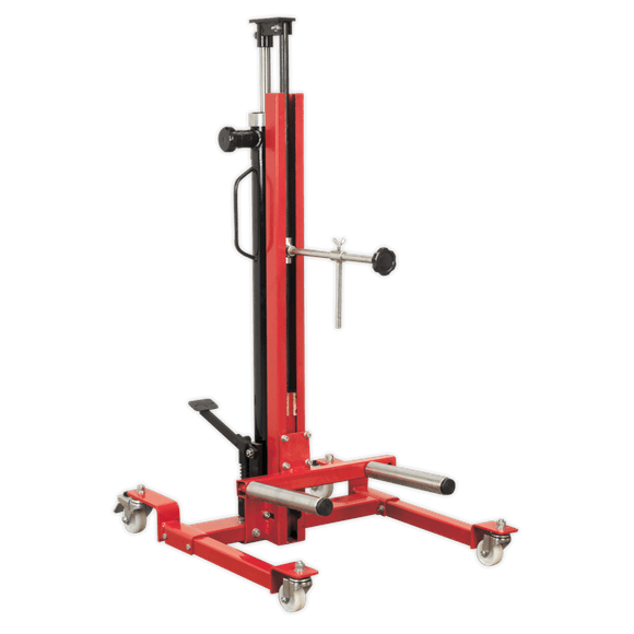 4 Ruote Poliuretano Per Carrelli 80x70mm - Portata 600kg Con Asse 20mm - Foto 2