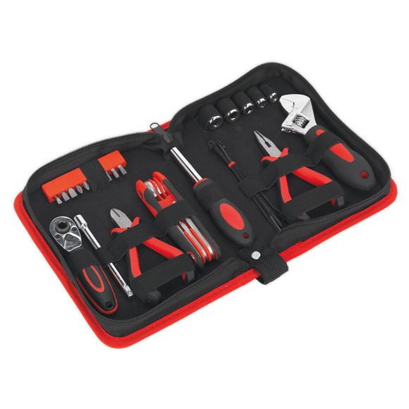 Kit Di Attrezzi Portatile Da 8 Pezzi Per Riparazione Moto E Veicoli - copertina