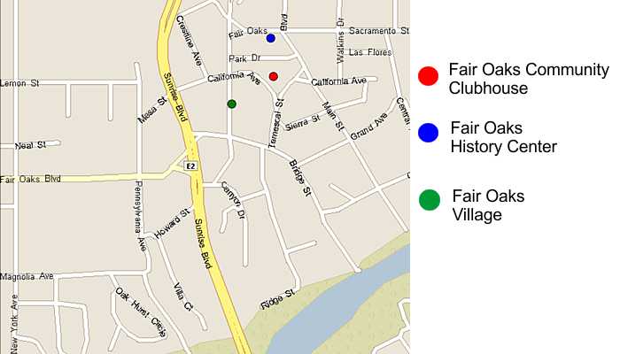 Mapa De Fair Oaks California New Homes In Fair Oaks CA 200 Newmap0 
