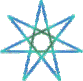 faery or elven star - faeries, elves, nature spirits