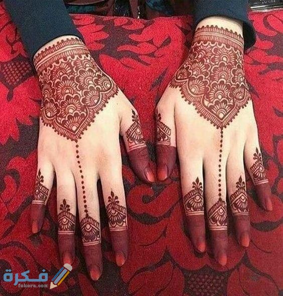 صور نقش حنه للاصابع اماراتي