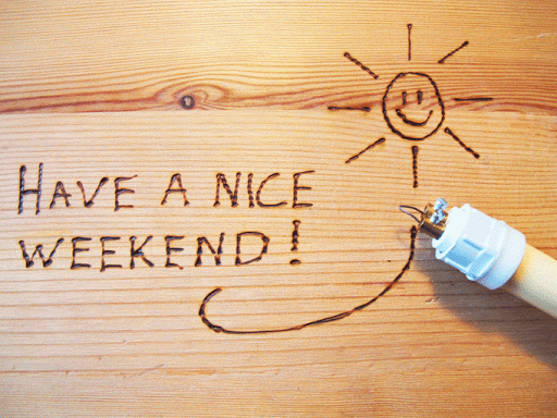 الرد على happy weekend