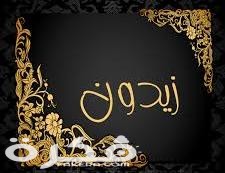 اسم زيدون