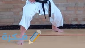 اسماء وقفات الكاراتيه بالصور