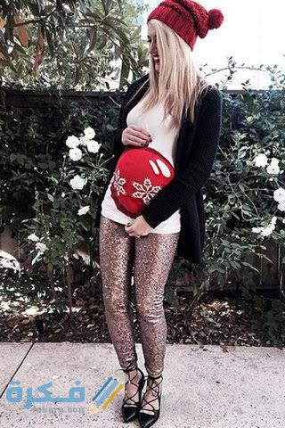 صور ملابس حوامل في الكريسماس ليلة رأس السنة 2022 صور ملابس حوامل في الكريسماس ليلة رأس السنة 2022
