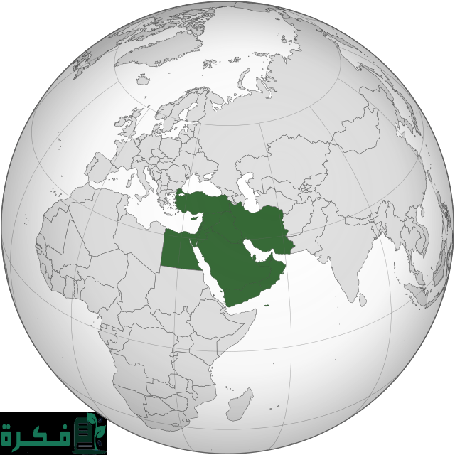 خريطة دول الشرق الاوسط