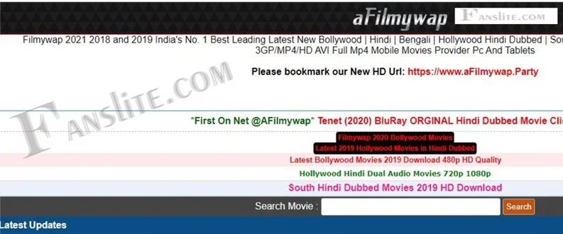 afilmywap site