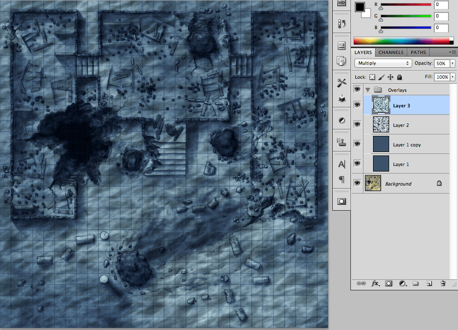 Adding A Second Layer Of Clouds