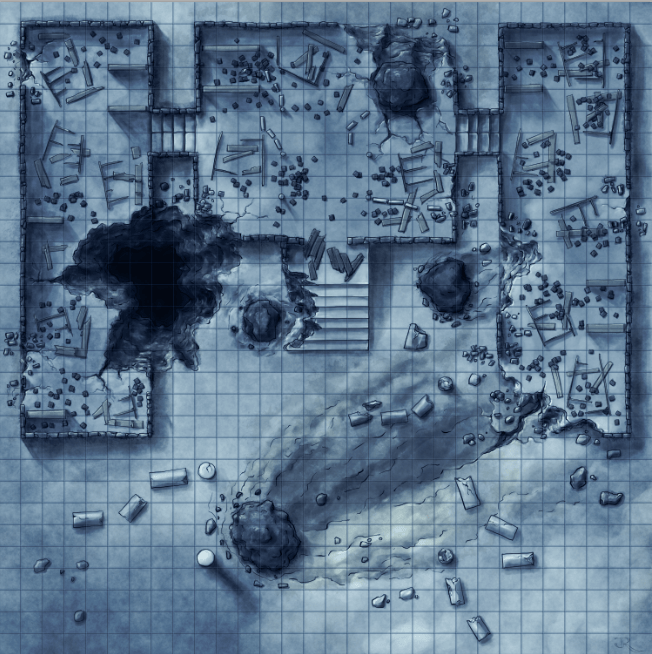 Fantasy map after adding an overlay layer