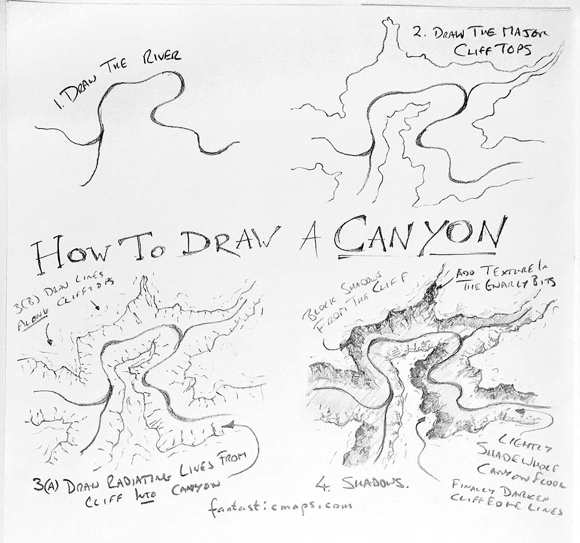 How To Map A Large Canyon