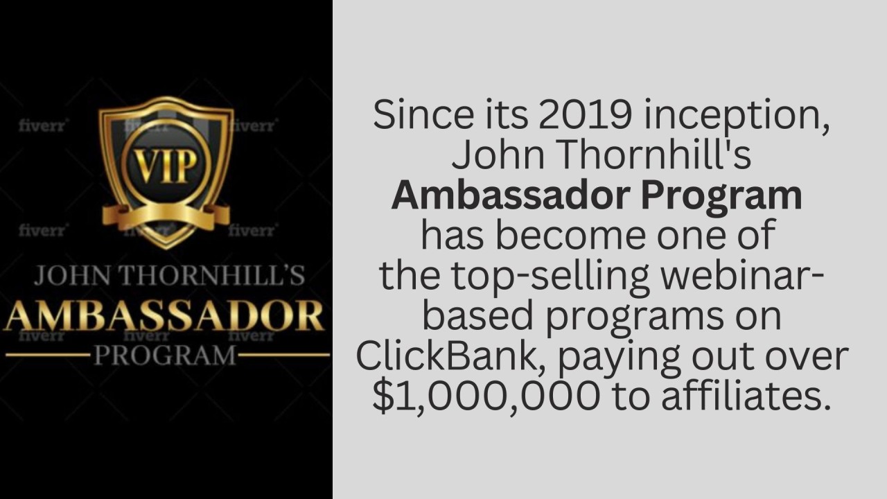 How John Thornhill’s Ambassador Program and Blogging Drive Business Visibility Online