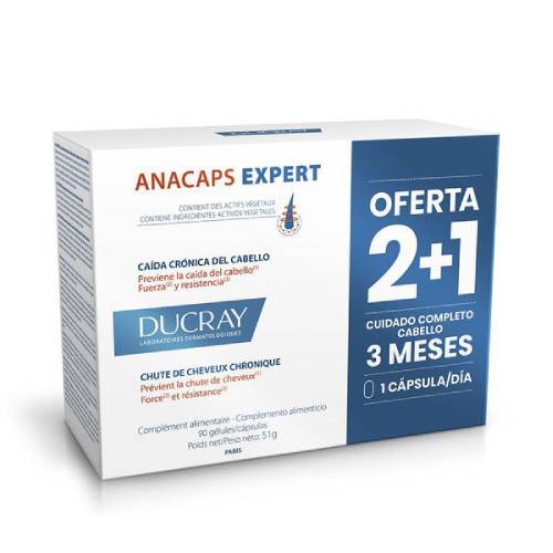 Ducray Anacaps EXPERT 90 cápsulas
