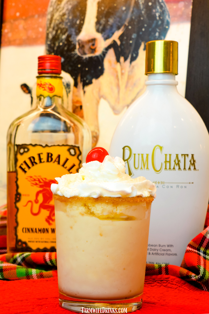 Cinnamon Toast Crunch Milkshake Fireball Rumchata Frozen Cocktail