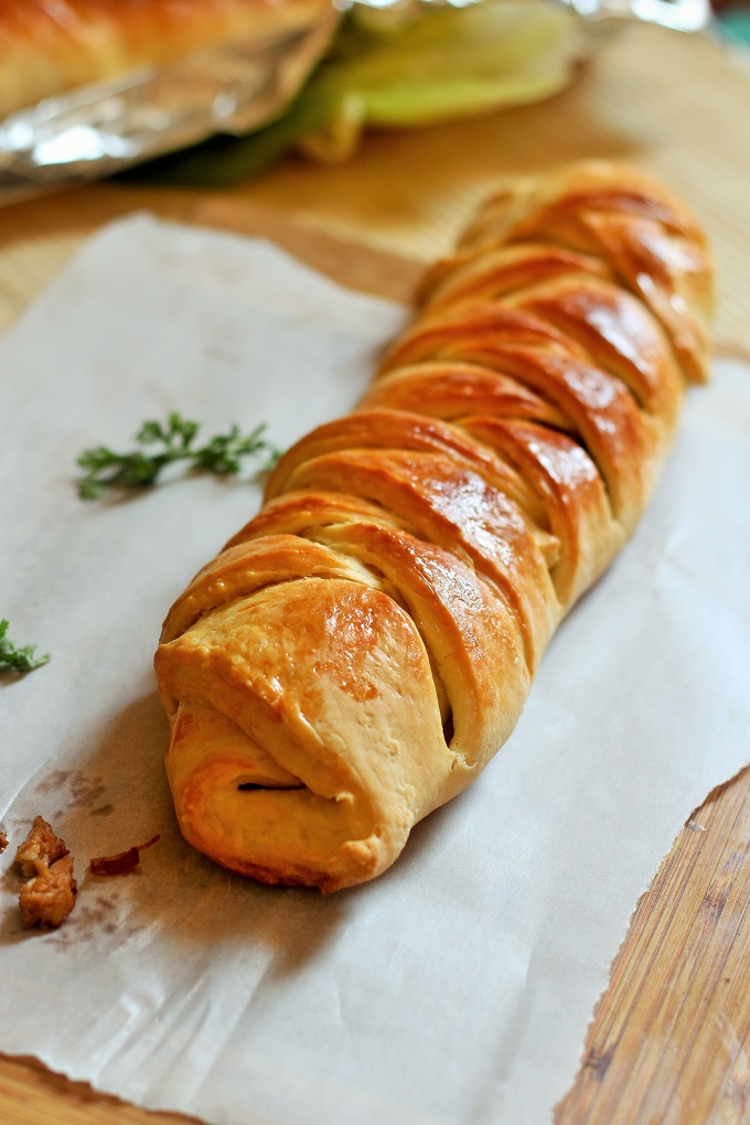 We may earn commission from links on this page, but we only recomme. Homemade Chicken Bread Roll-Braided and Stuffed Chicken Bread - Fas Kitchen