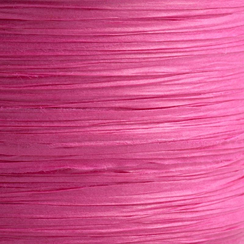 Hot Pink Paper Raffia Ribbon 100m Roll