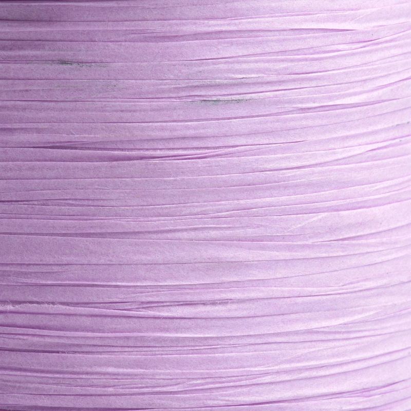 Lilac Paper Raffia Ribbon 100m Roll