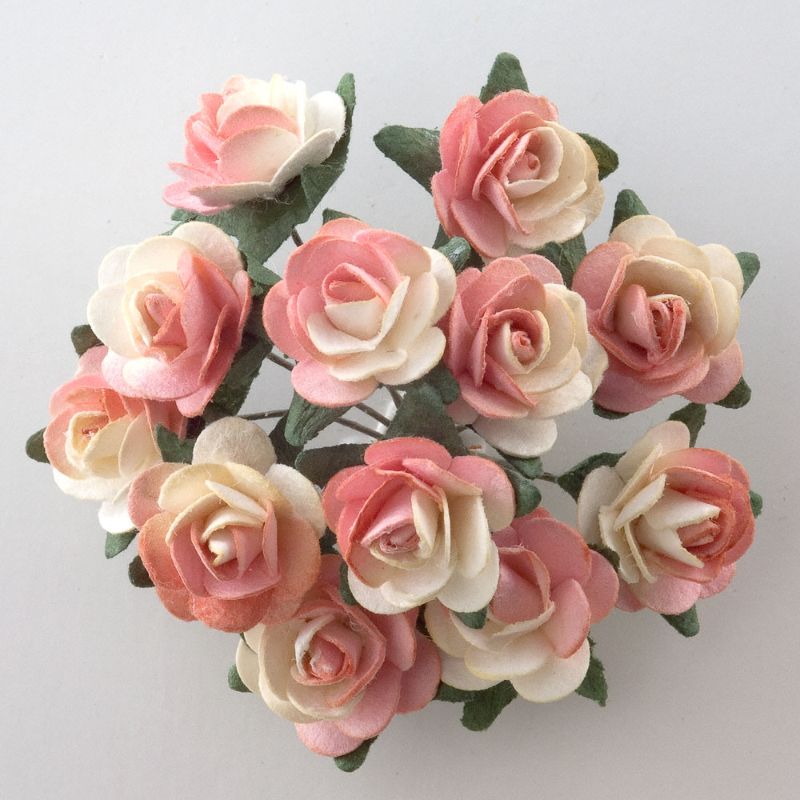 Peach Paper Tea Roses