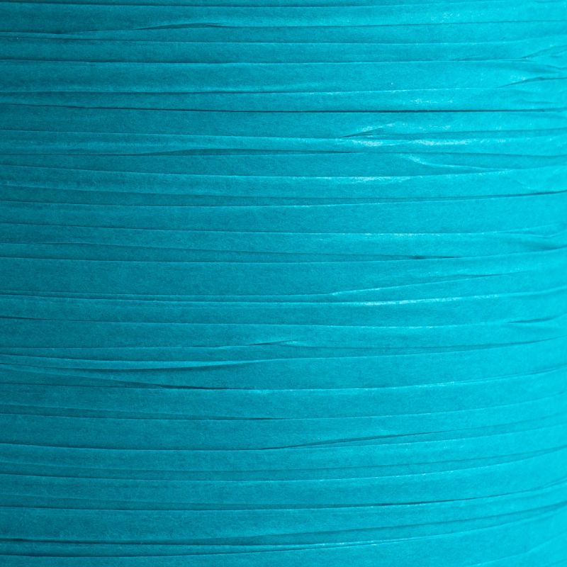 Turquoise Paper Raffia Ribbon 100m Roll