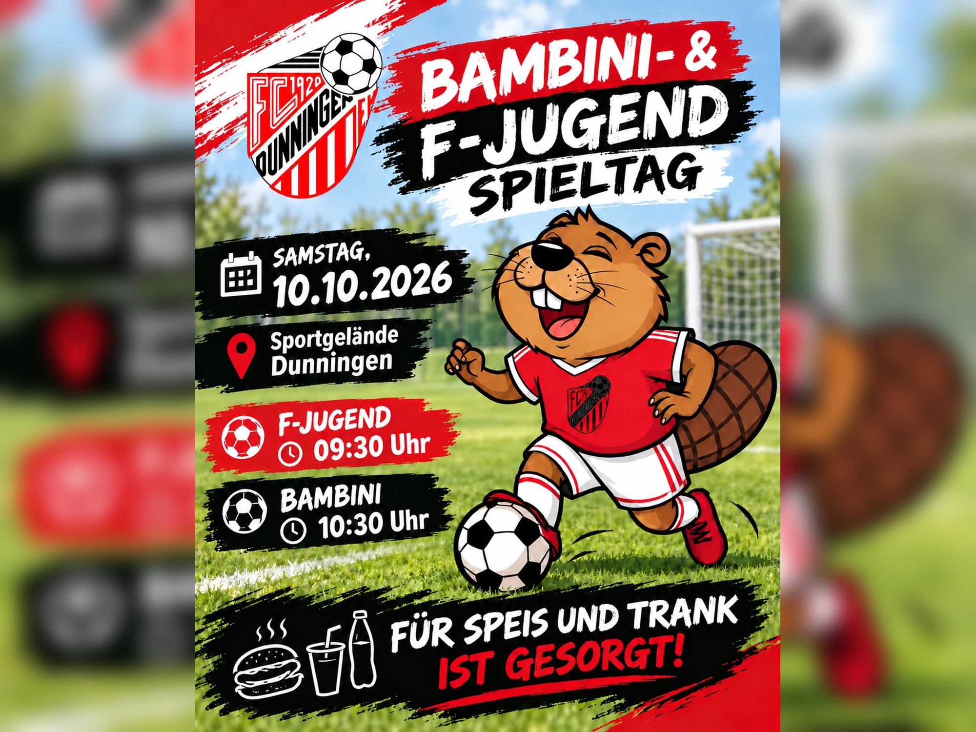 Vorschau: Jugendspieltag am kommenden Samstag in Dunningen