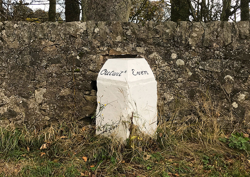 Andrew Demetrius, signpost in NE Fife countryside