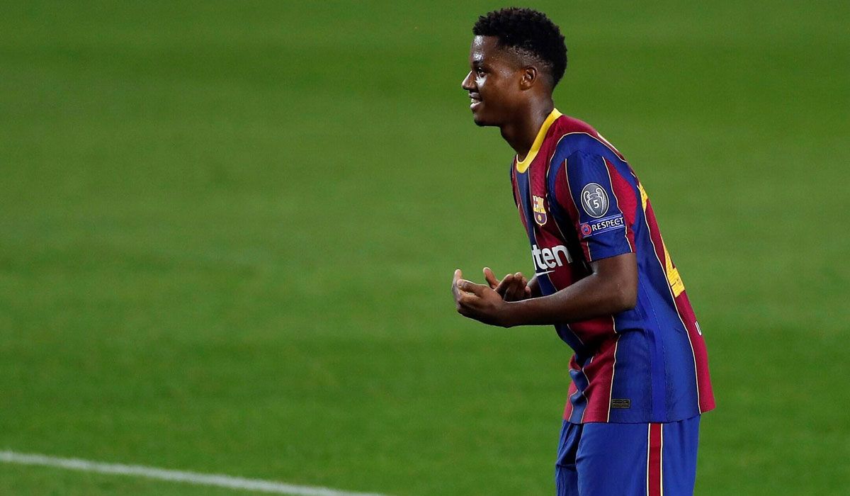 Anssumane ansu fati vieira is a spanish professional footballer who plays as a forward for la liga club barcelona and the spain national t. Ansu Fati : Ansu Fati Already Shows Like The Future Of The Barcelona