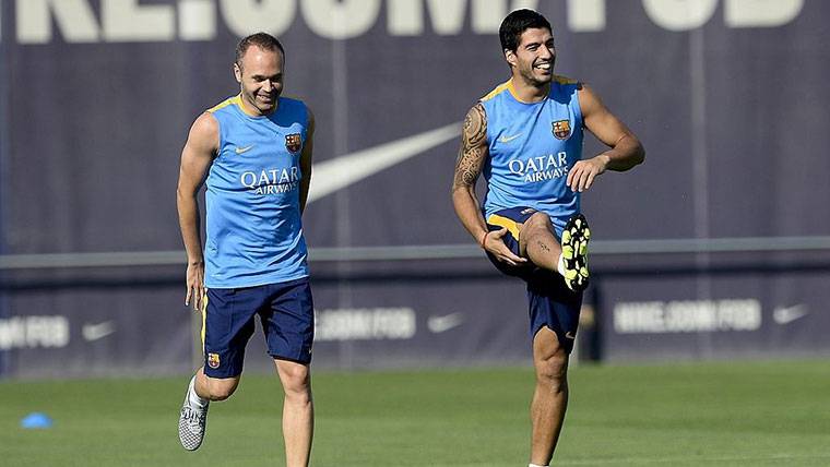 Luis Suárez pronounces on the farewell of Andrés Iniesta
