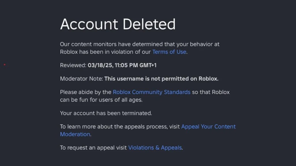 Roblox Account Deleted How To Appeal And Recover Robux Acccban