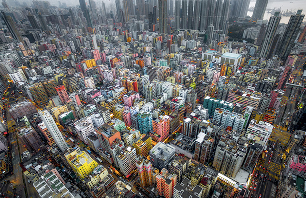 The Breathtaking Urban Density of Hong Kong, As Seen From Above