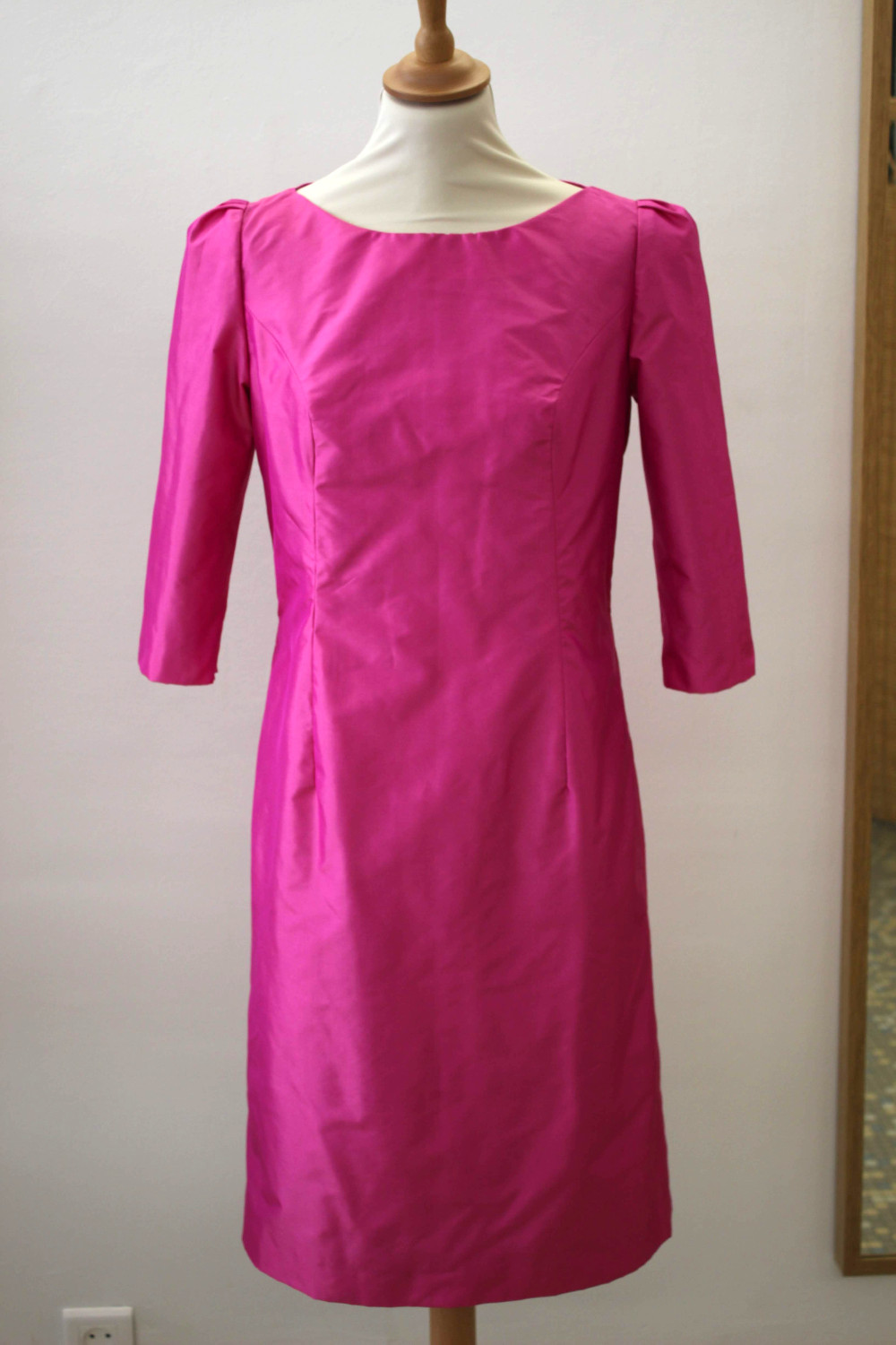 robe fourreau en soie thaï par couturière 78 92