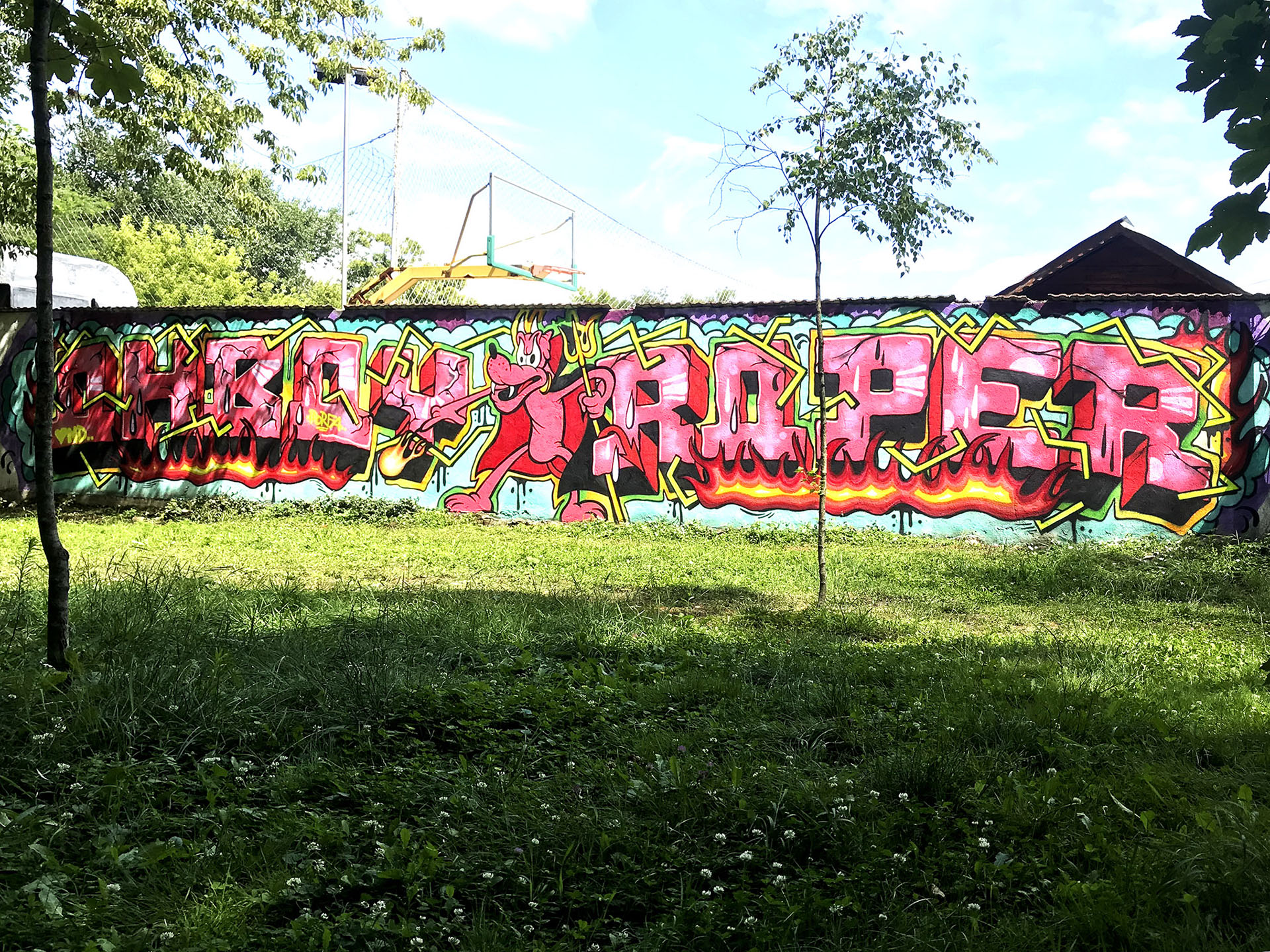 Ohboy, Roper graffiti Trgu Jiu