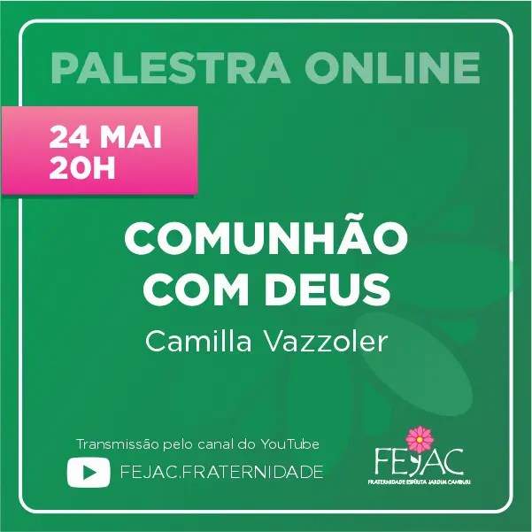 Cartaz: Comunhão com Deus