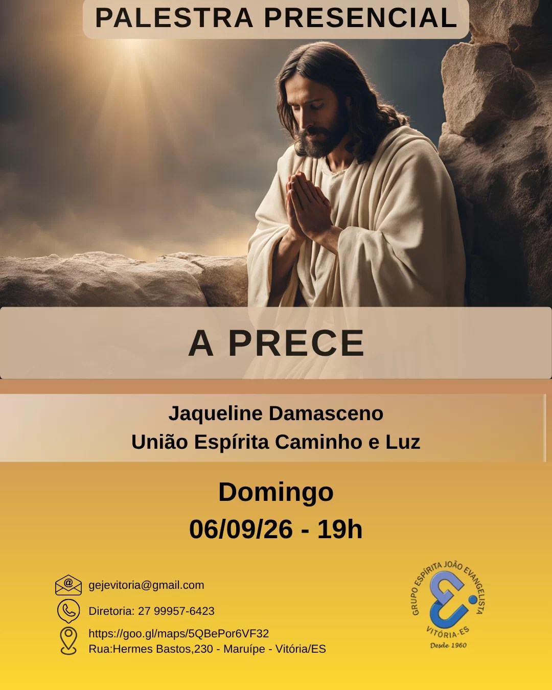Cartaz: A prece