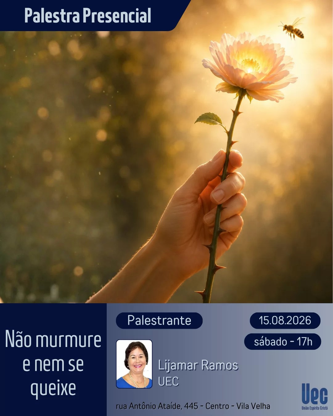 Cartaz: Não murmure e nem se queixe