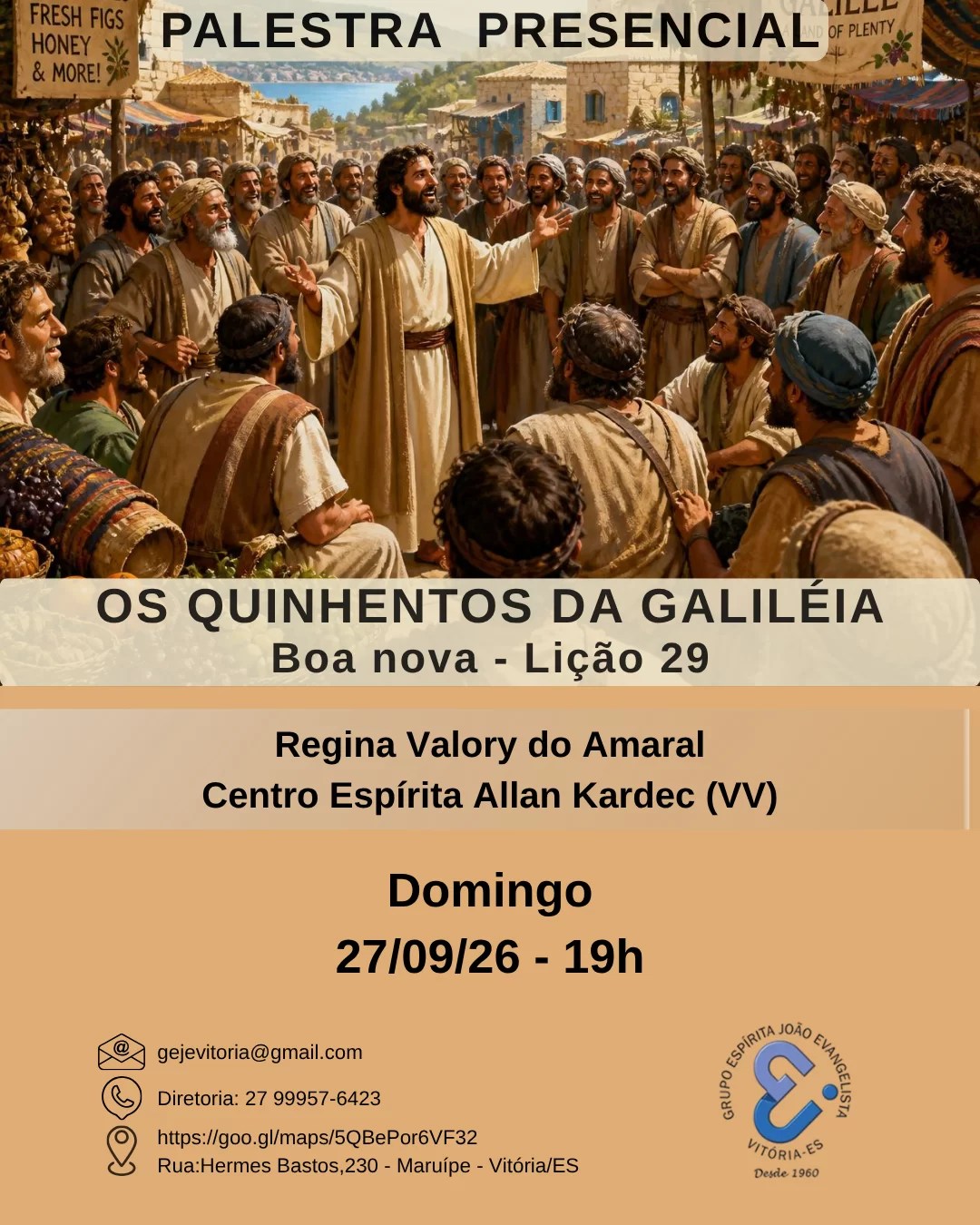 Cartaz: Os quinhentos da Galiléia