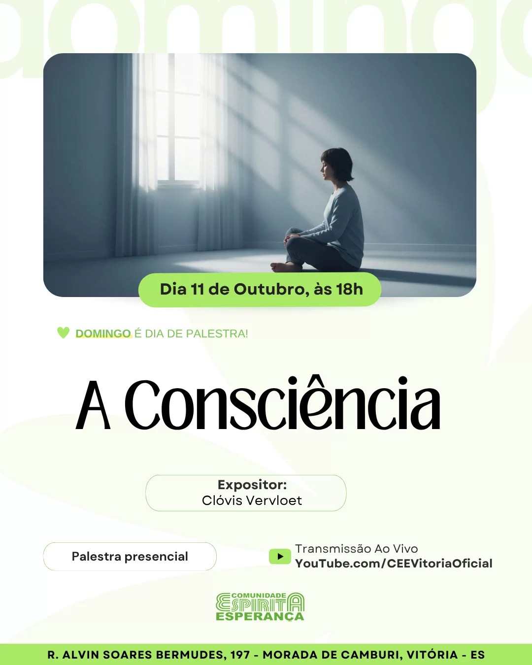 Cartaz: A consciência