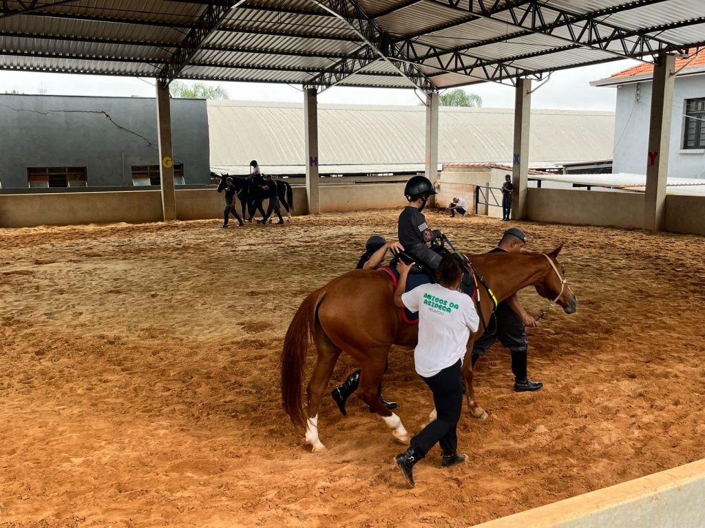 PM de SP retoma projeto de equoterapia em Sorocaba após mais de uma década inativo