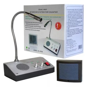 Intercomunicador J R Para Ventanillas Cajeros Bancos Tiendas