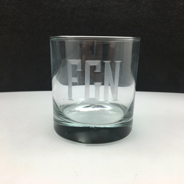 Monogrammed classic double old fashioned glasses $44.99. monogrammed barware - glasses sold in sets of 6