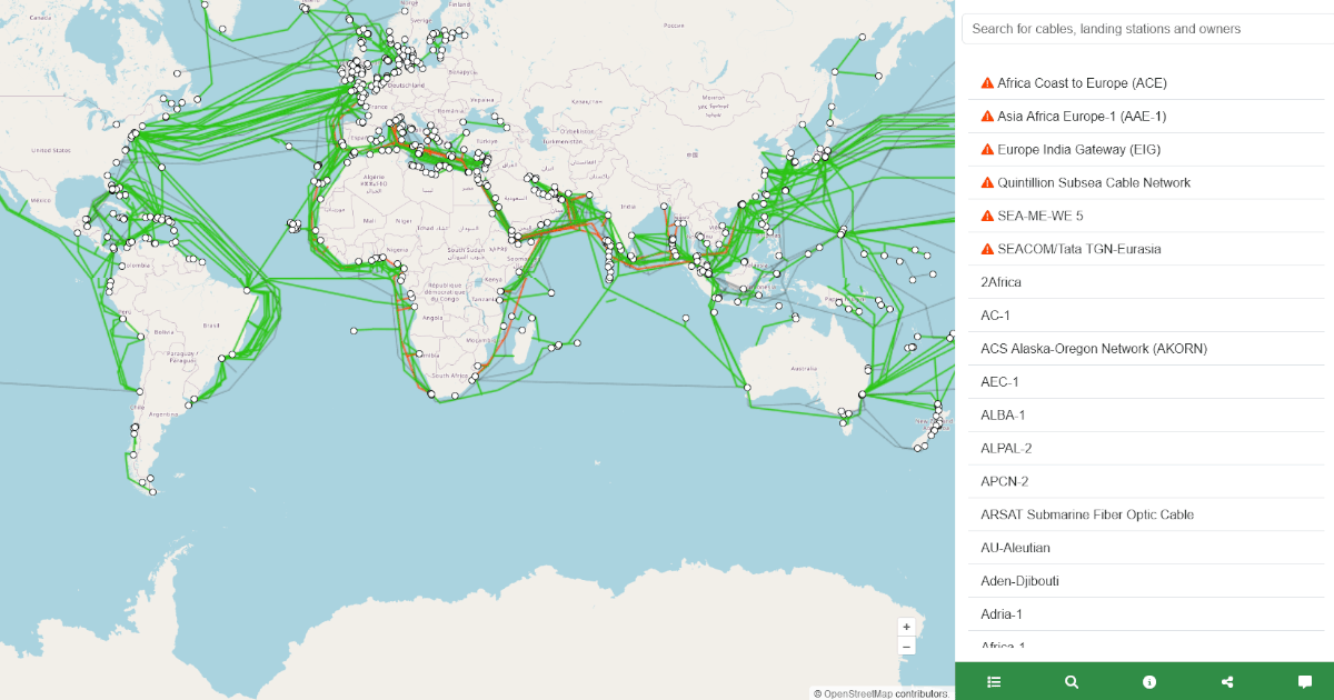 Submarine Cable Map Hero 