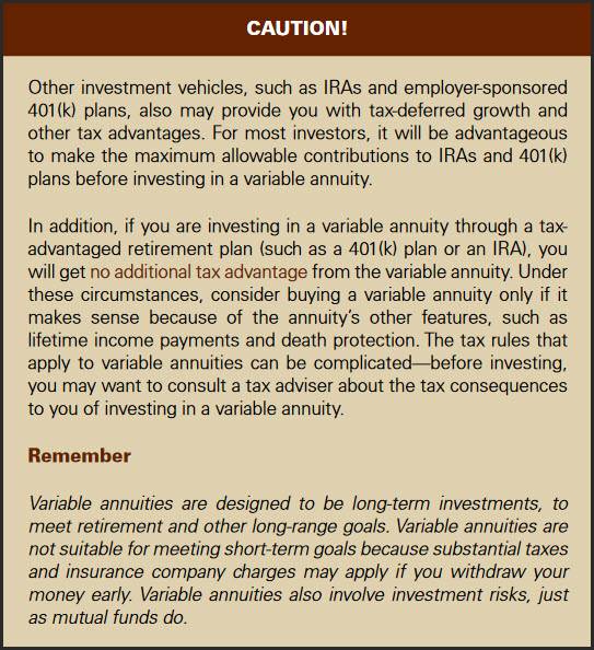 Mutual Funds vs. Group Variable Annuities... Planning for Retirement