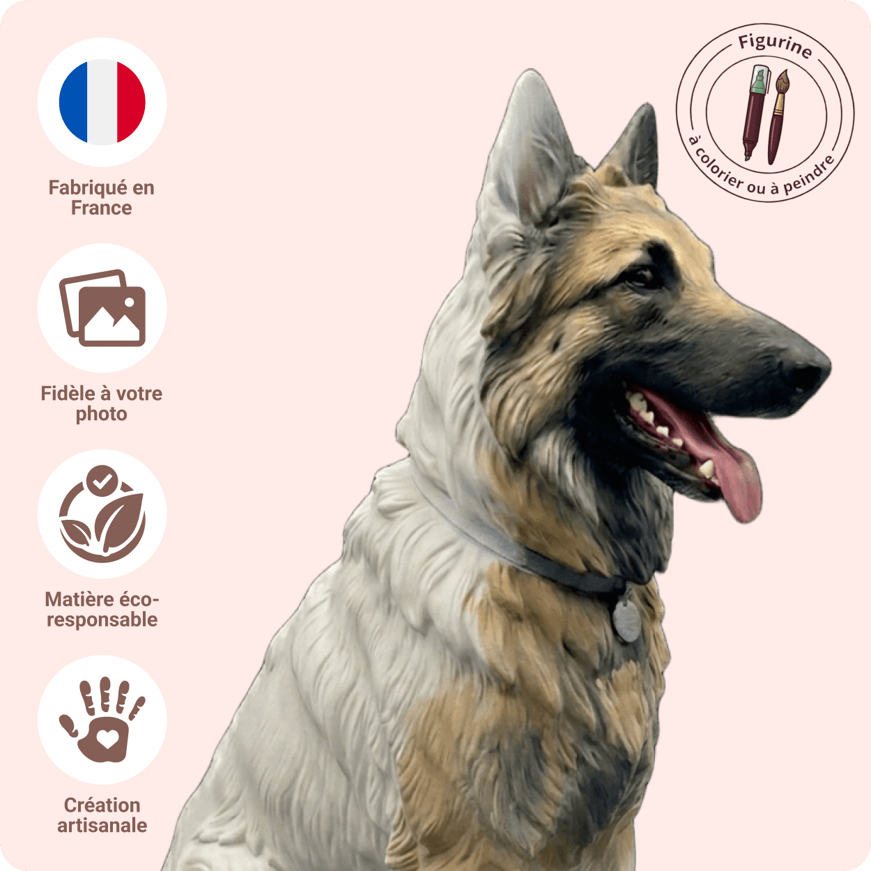 Figurine personnalisée animal