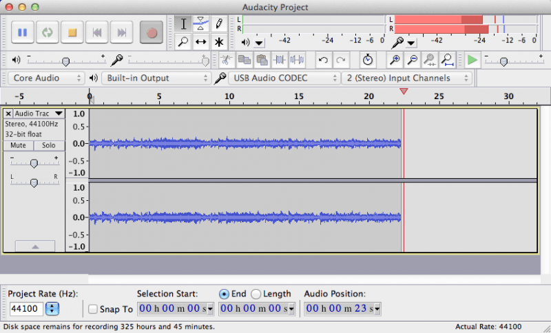 Audacity 2.2.2