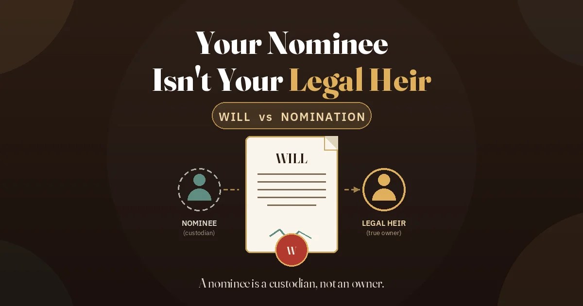 nominee vs legal heir