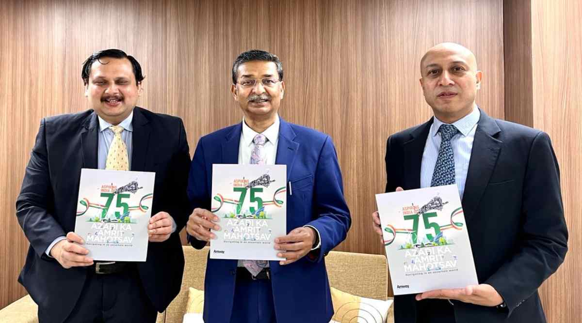 Compendium on “Aspiring India at 75: Azadi Ka Amrit Mahotsav” launched by Bharat Lal, Secretary, Lokpal of India